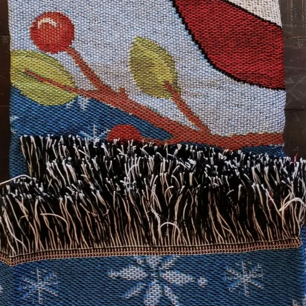 NWT Disney Winnie The Pooh Piglet Christmas Holiday Tapestry Throw